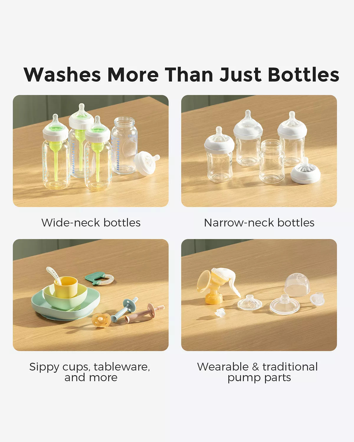 Pump & Clean Bundle: M5 Smart Breast Pump and Bottle Washer and Washing Block
