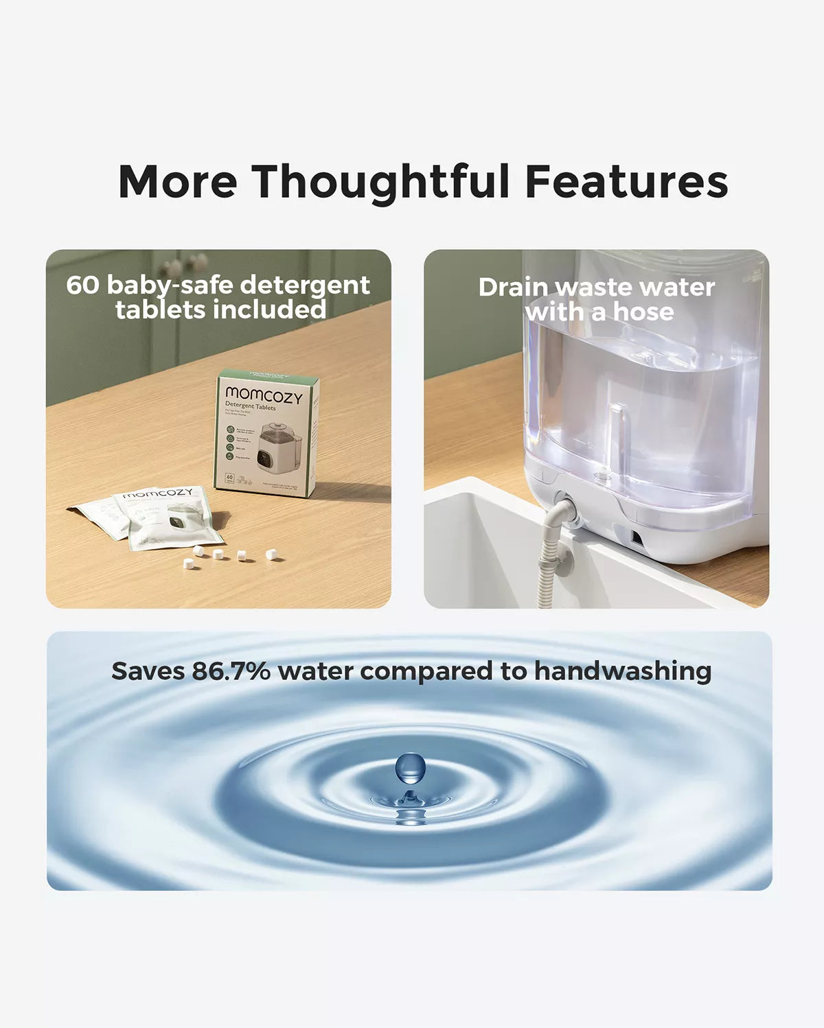 Pump & Clean Bundle: M9 Hands-free Breast Pump and KleanPal Pro Baby Bottle Washer