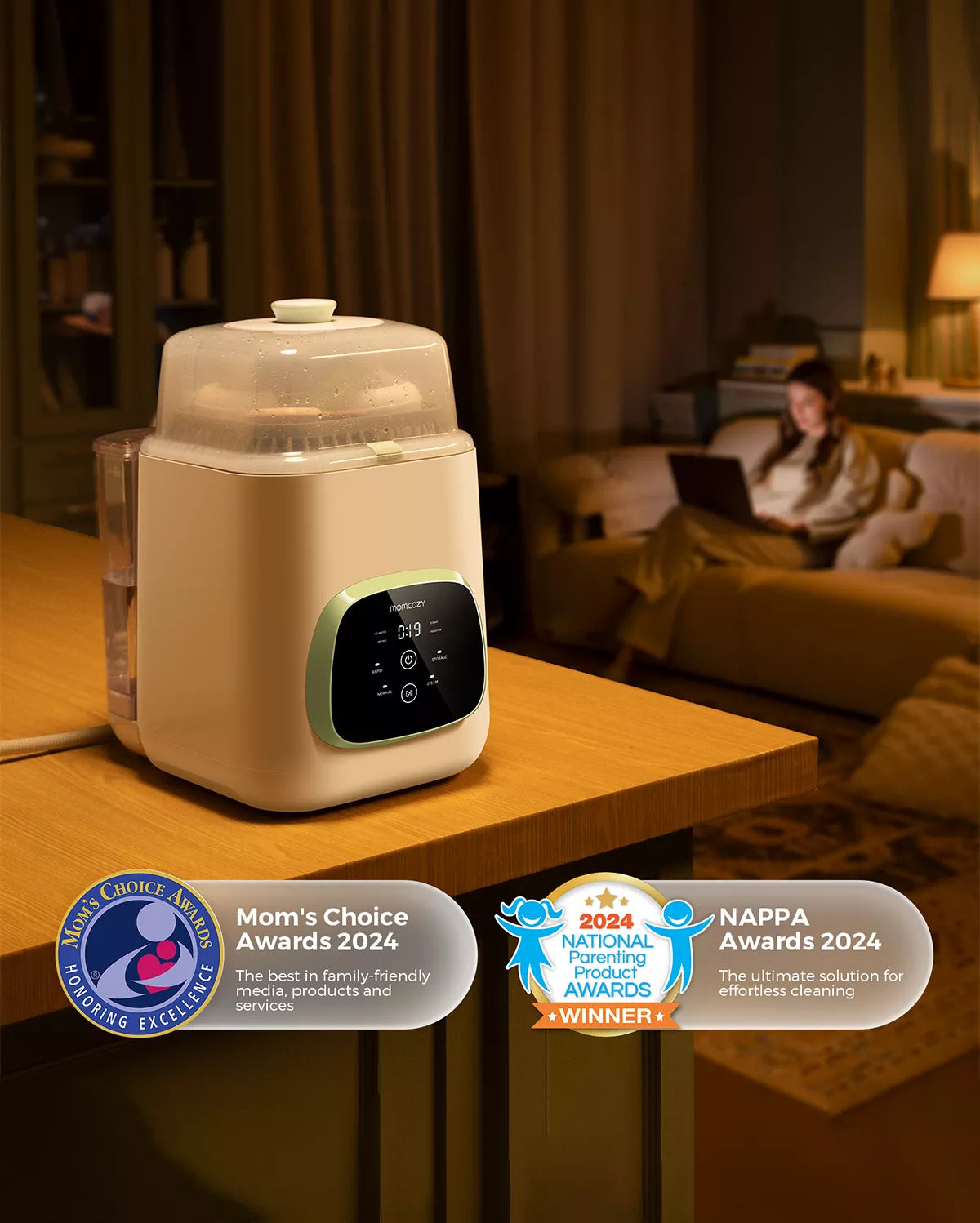 Pump & Clean Bundle: M6 Hands-free Breast Pump and KleanPal Pro Baby Bottle Washer