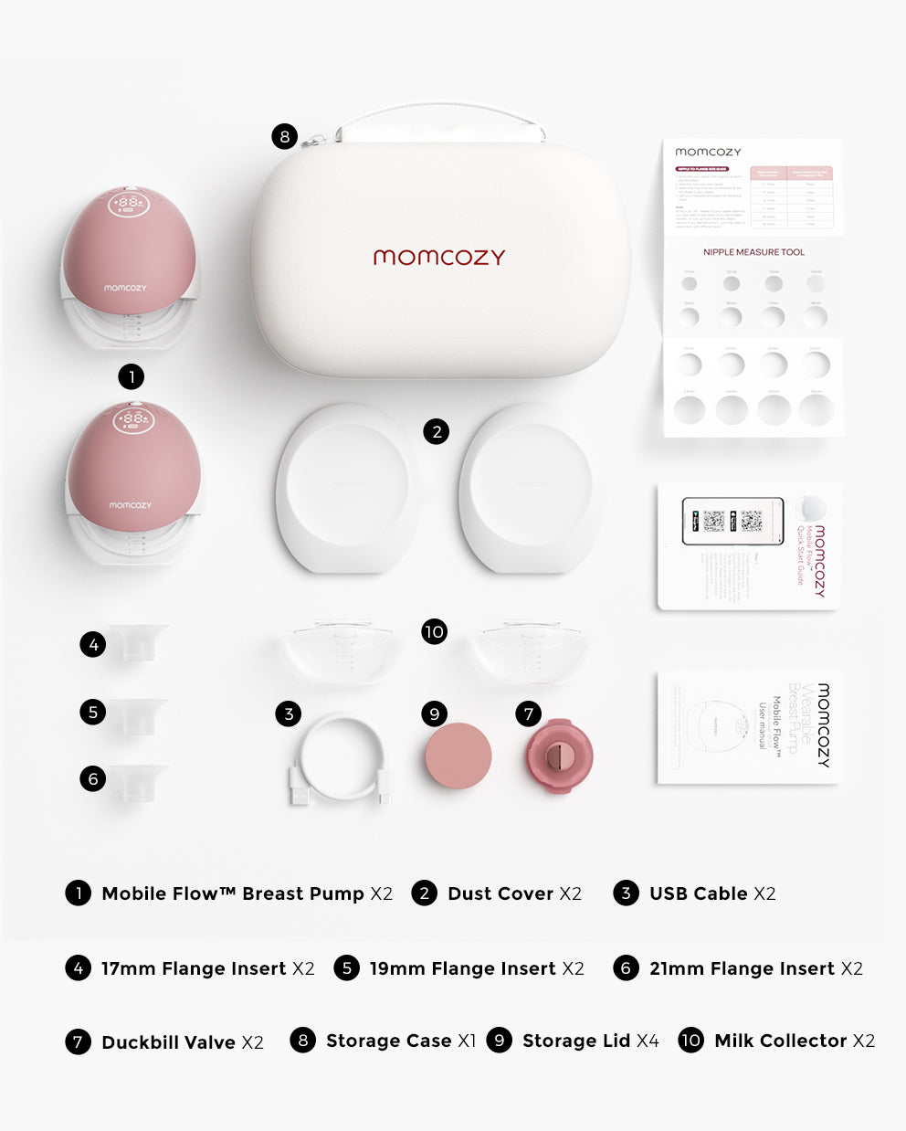 Pump & Clean Bundle: M9 Breast Pump and Bottle Washer and Washing Block