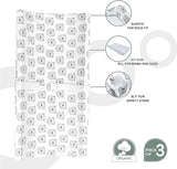 MOON 3-in-1 Organic Cotton Changing Pad Sheets – Pack of 3