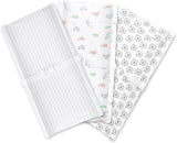 MOON 3-in-1 Organic Cotton Changing Pad Sheets – Pack of 3