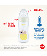 NUK First Choice+ Night Baby Bottle with Temperature Control – 300ml