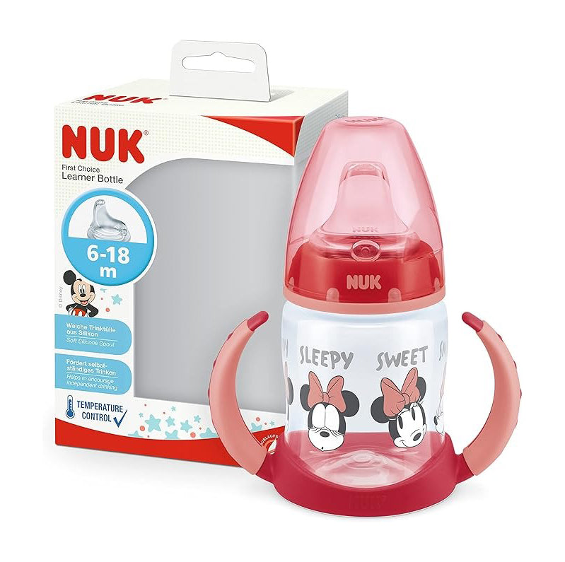 NUK Learner Bottle PP 150ML – Mickey Red