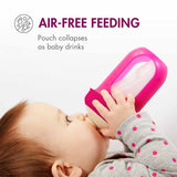 Tomy Boon Nursh Silicone Pouch Bottle 8oz – 3 Pack