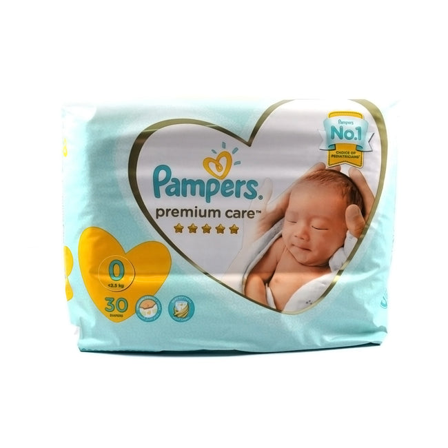 Pampers Premium Care Diaper 0 (30's) Hover Image