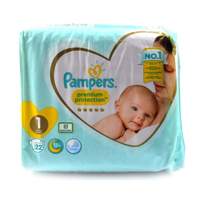 Pampers Premium Protection Diapers Size 1 Hover Image
