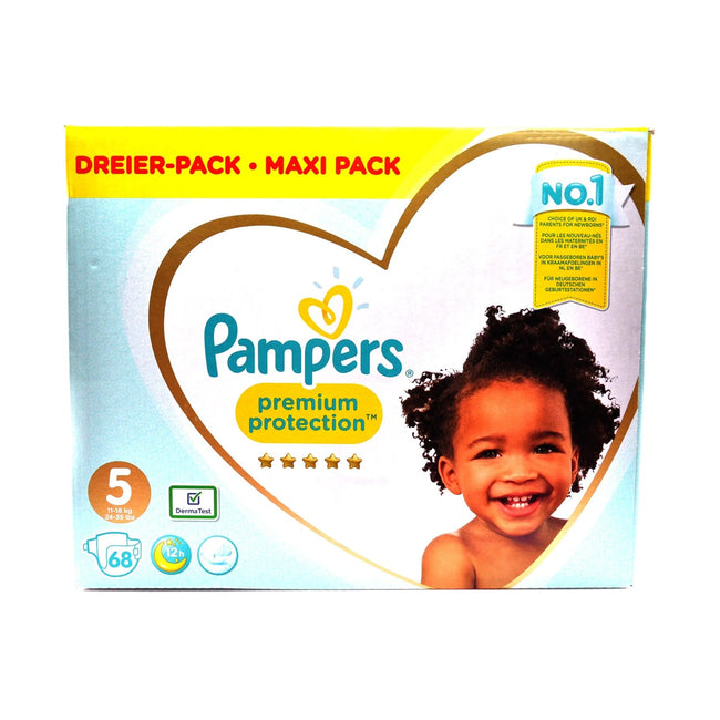 Pampers Premium Protection Diapers Size 5 Maxi Pack (68's) Hover Image
