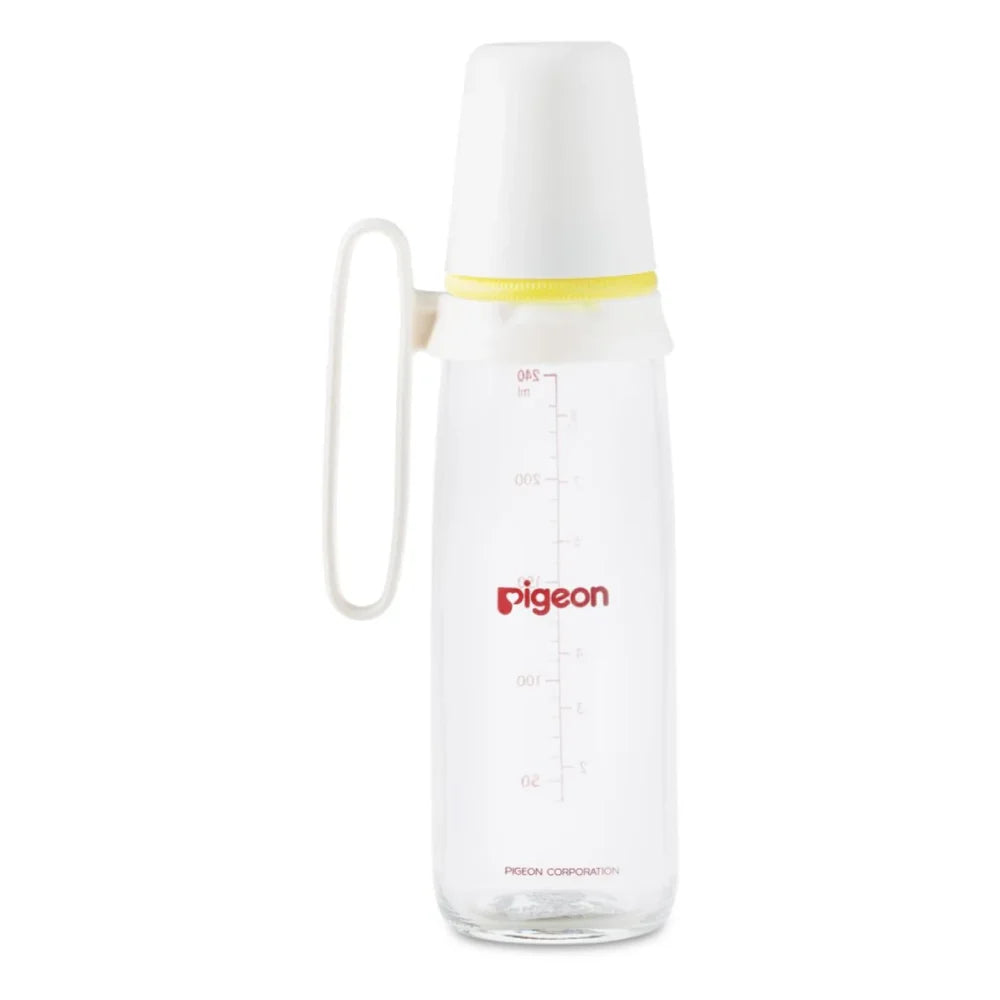 Pigeon Glass Nurser K-8 240ml White Handle