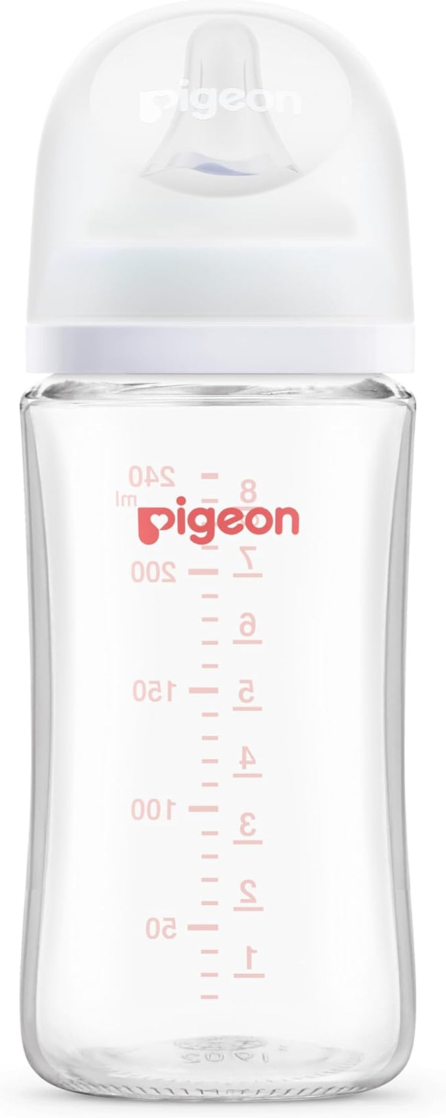 Pigeon Softouch WN3  Nursing Glass Feeding Bottle 3m+ 240ml Main Image