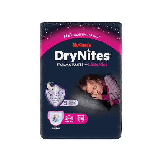 Huggies Dry Nites Pyjama Pants 3-4 Years Hover Image