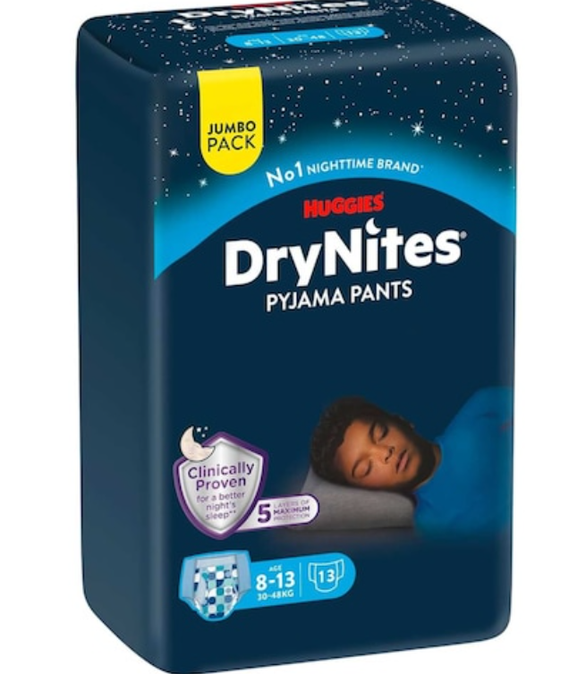 Huggies DryNites Pyjama Pants Teen 8-13Years Main Image