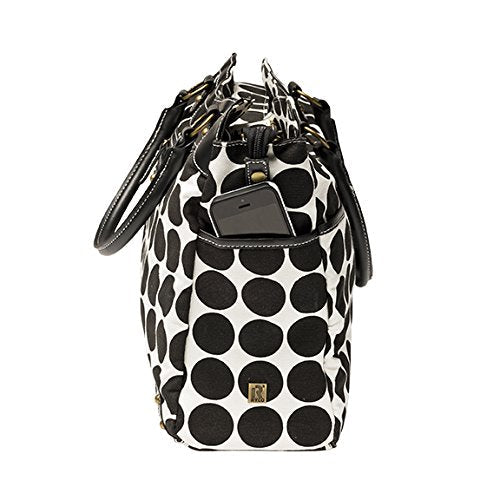 Ryco Sienna Nursery Bag - Black Polka