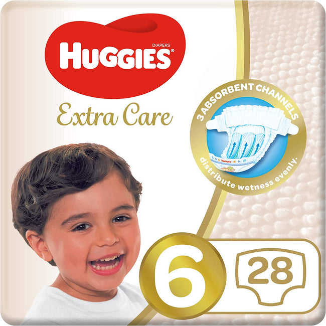Huggies Diaper Extra Care Size 6 (28's) Main Image