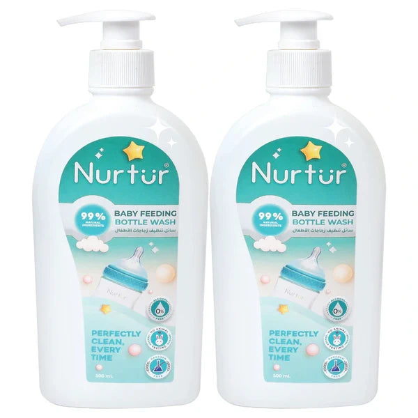 Nurtur Organic Baby Bottle & Accessories Liquid Cleanser Alcohol-Free 500 ml