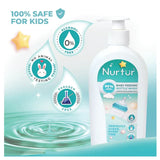 Nurtur Organic Baby Bottle & Accessories Liquid Cleanser Alcohol-Free 500 ml