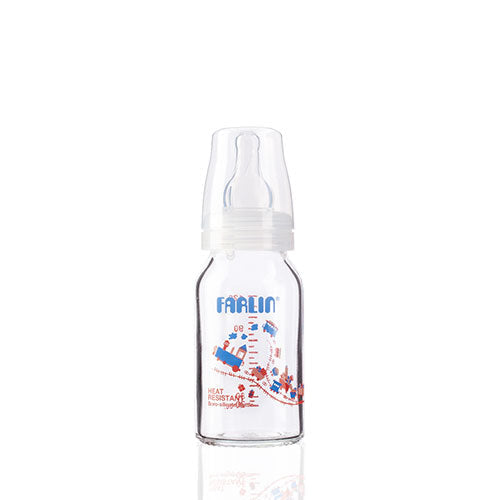 Farlin Heat Resistant A-33 Glass Feeding Bottle – 120ml