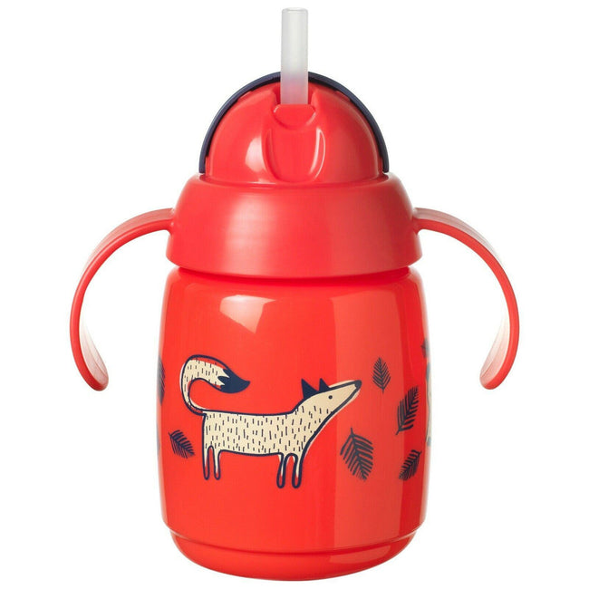 Tommee Tippee Babies Superstar Sippee Training Cup Sippy Straw Bottle, 300ml 6m+ Hover Image