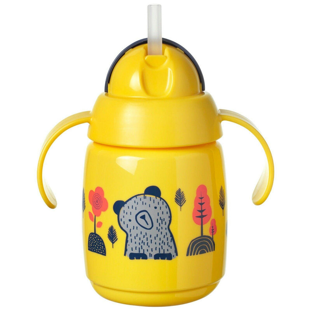 Tommee Tippee Babies Superstar Sippee Training Cup Sippy Straw Bottle, 300ml 6m+