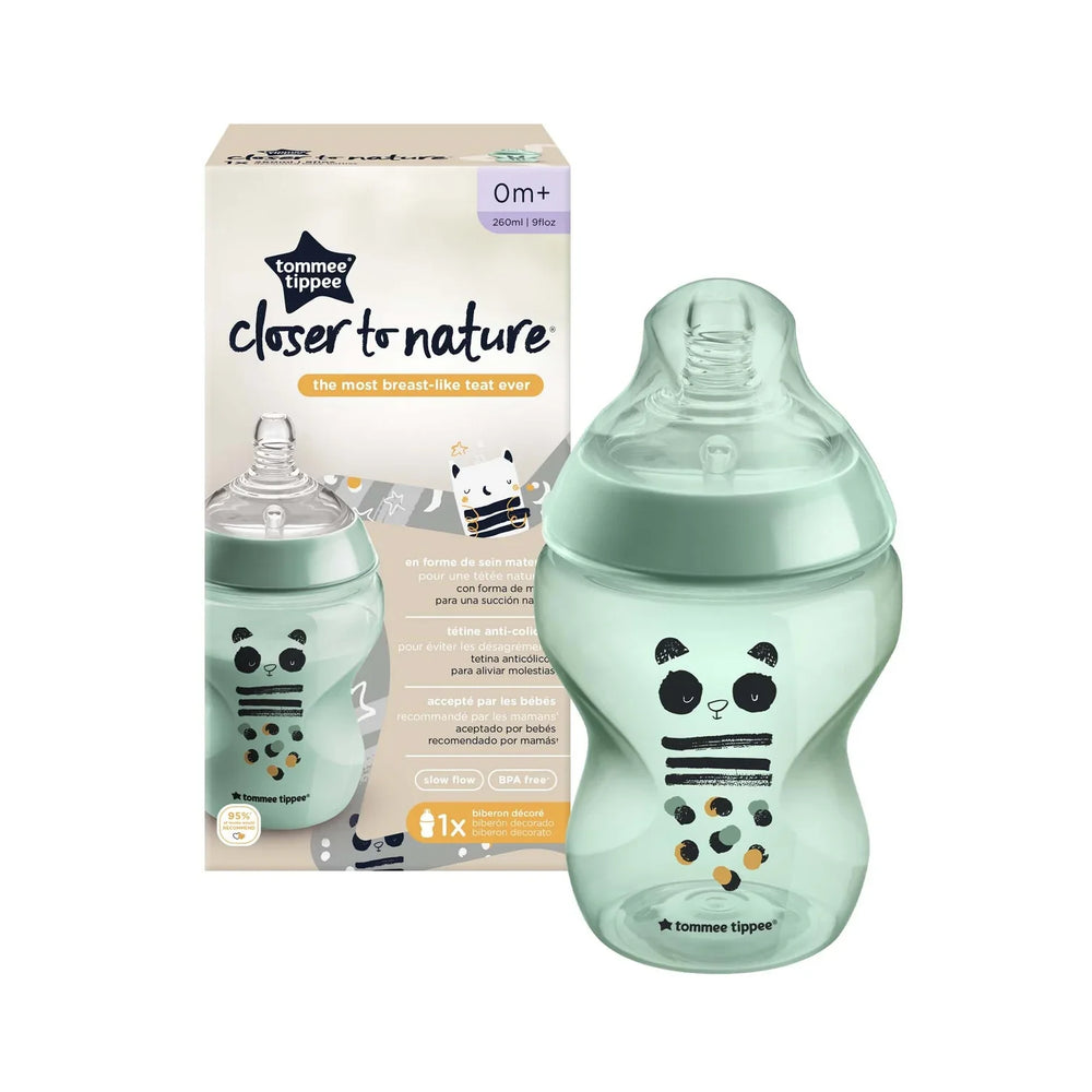 Tommee Tippee Closer to Nature Feeding Bottle, 1 x 260ml