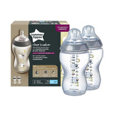 Tommee Tippee Closer to Nature Feeding Bottle, 340ml x 2
