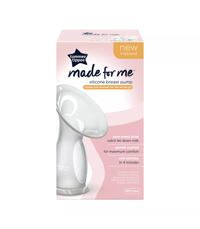 Tommee Tippee Silicone Manual Breast Pump – 3-in-1