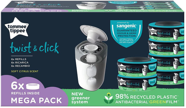 Tommee Tippee Twist & Click Sangenic Refills Main Image