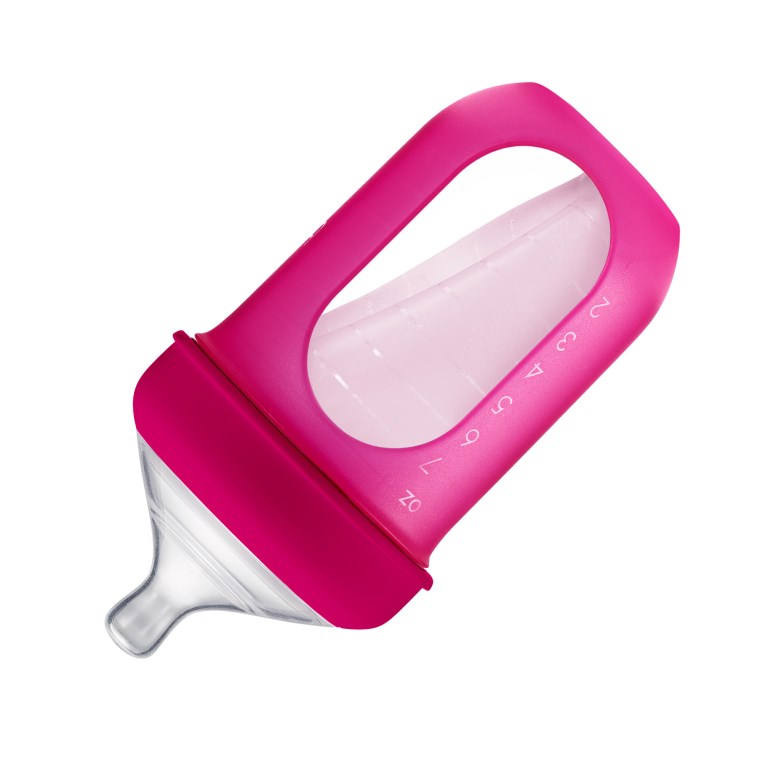 Tomy Boon Nursh Silicone Pouch Bottle 8oz – 3 Pack