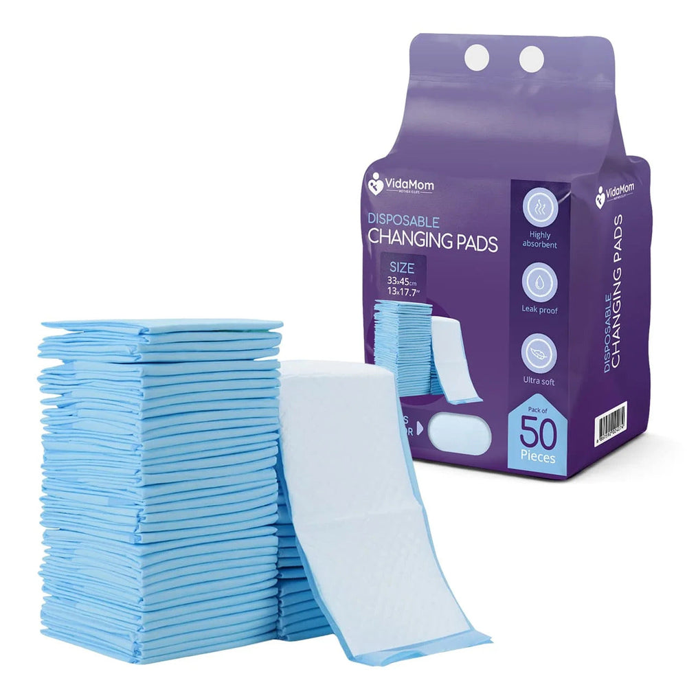 VidaMom Colored Disposable Changing Mats (45×60)