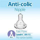 Dr. Brown's Natural Flow Level 4 Narrow Silicone Nipple