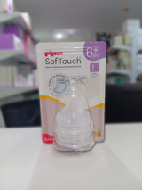Pigeon SofTouch™ Peristaltic Plus Wide Neck Nipple
