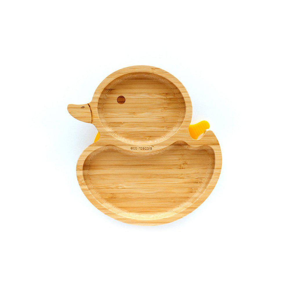 Eco Rascals Bamboo Classic Suction Plate Duck