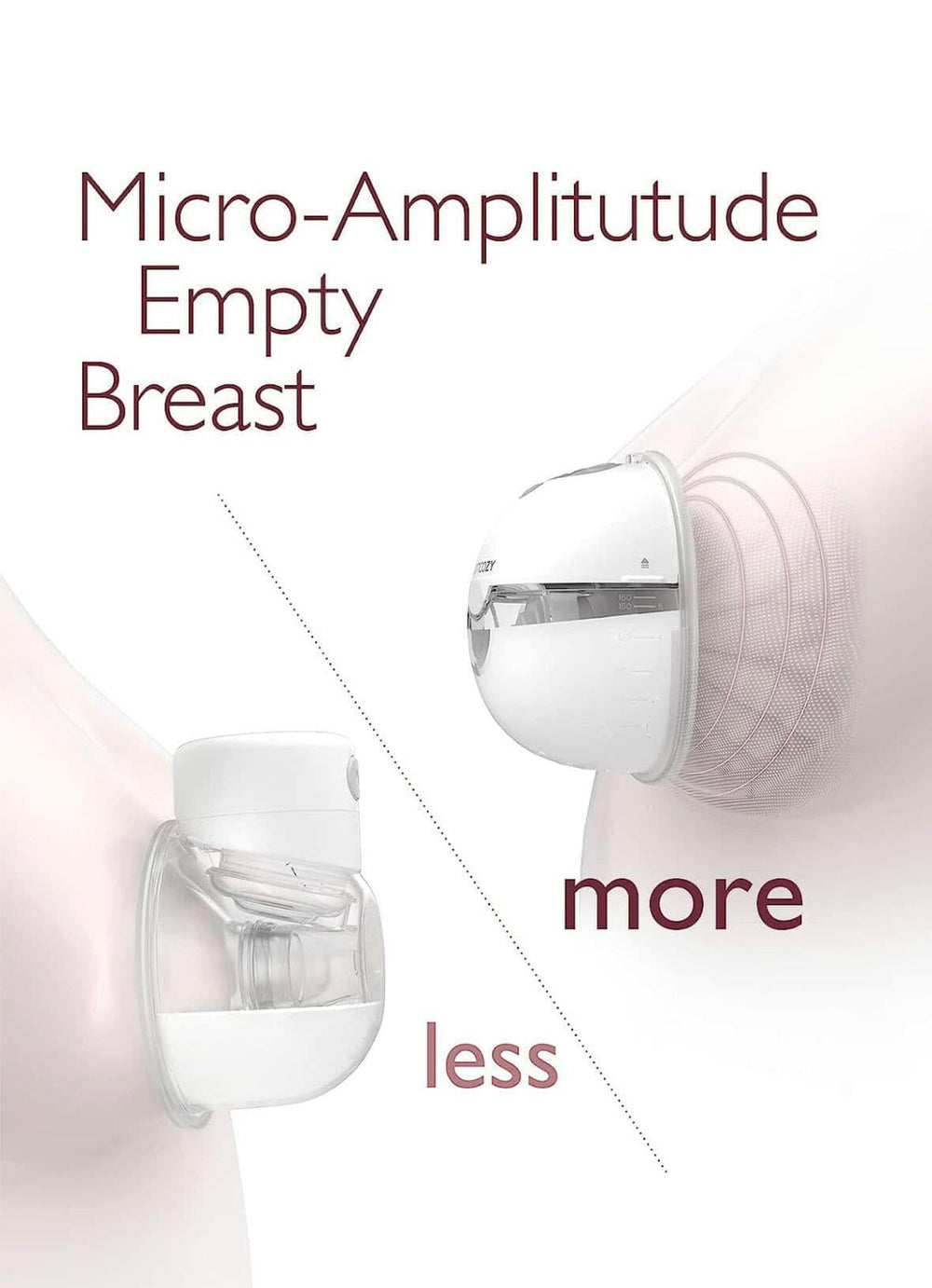 Momcozy M5 Double Breast Pump - Maroon