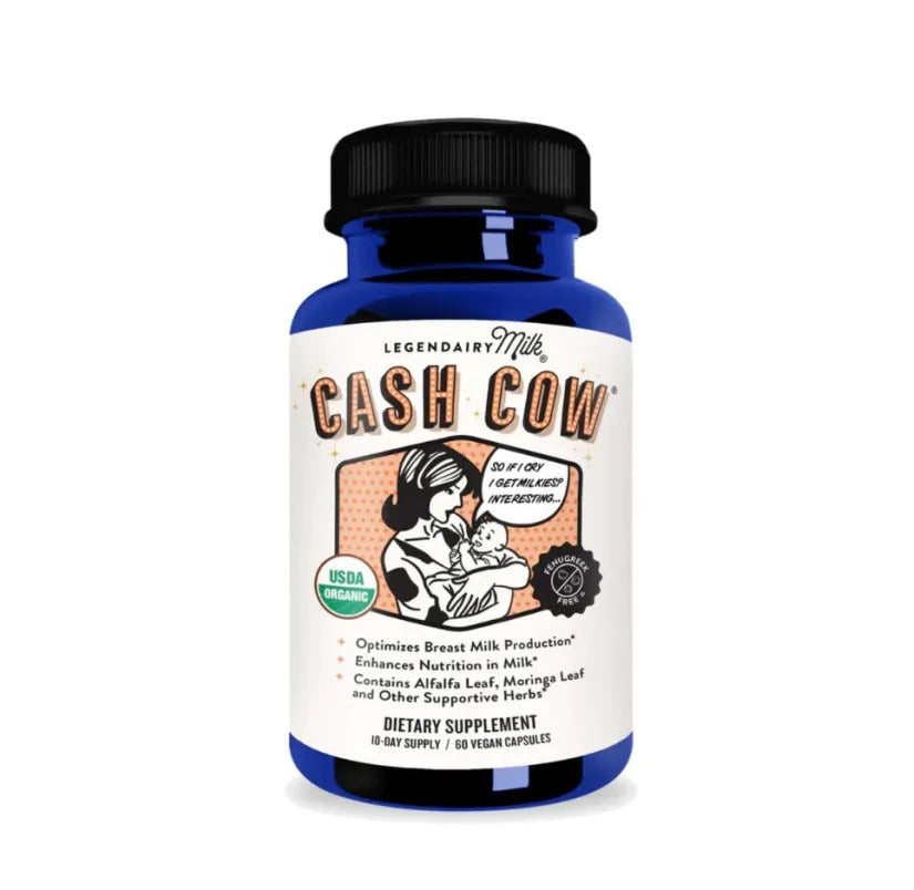 Legendairy Milk – Cash Cow® | 60 Vegan Capsules – Organic Lactation Support