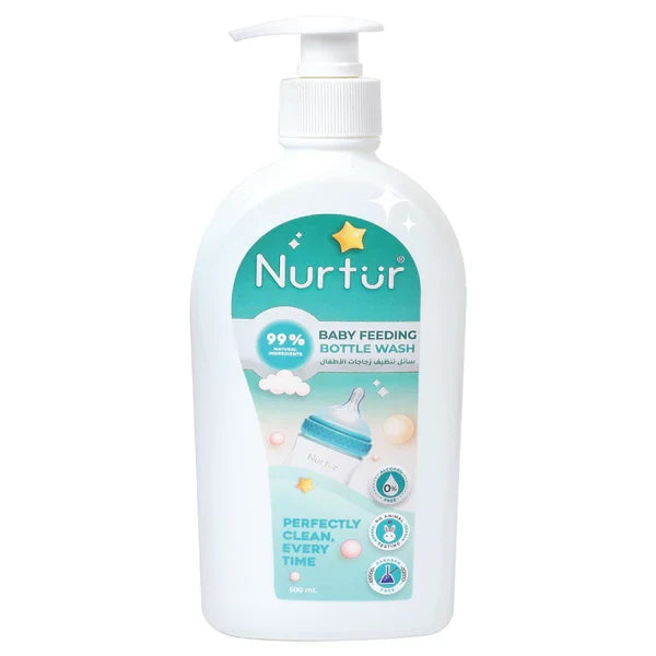 Nurtur Organic Baby Bottle & Accessories Liquid Cleanser Alcohol-Free 500 ml