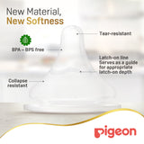 Pigeon Softouch Wide Neck Plastic Anti-Colic Nursing Bottle 0m+ 160ml