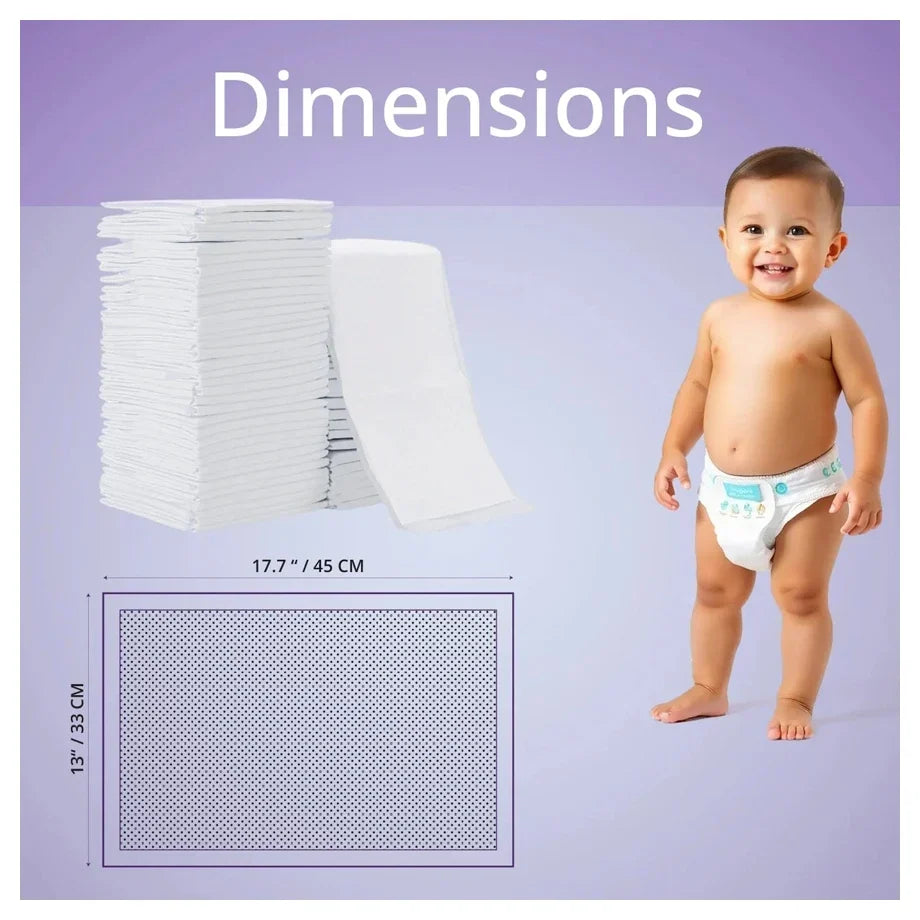 VidaMom Colored Disposable Changing Mats (45×60)